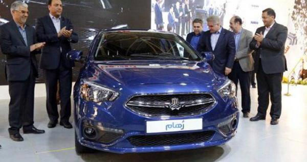 خودرو رهام اولین خودرو ایرانی تولیدی روی پلت فرم SP100 معرفی گردید